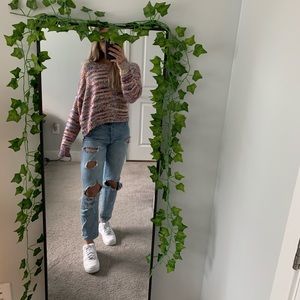 Forever 21 Vintage Inspo Ribbed Sweater!